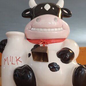 Vintage Treasure Craft Cow Cookie Jar